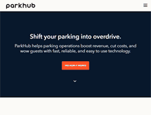Tablet Screenshot of parkhub.com